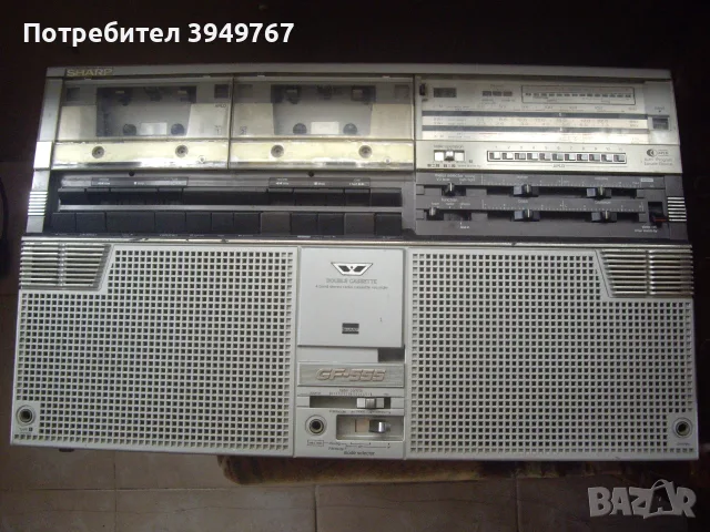 Стар касетофон Sharp-555, снимка 2 - Аудиосистеми - 56508744