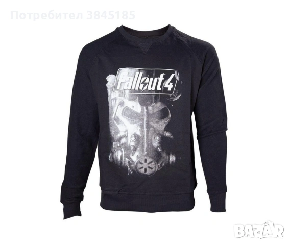 Оригинална мъжка блуза Fallout 4, цвят черен, размер L