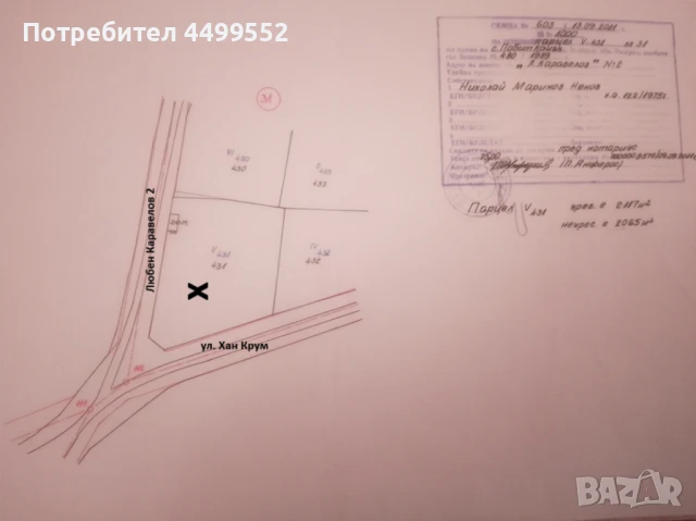 Продавам парцел в Побит Камък