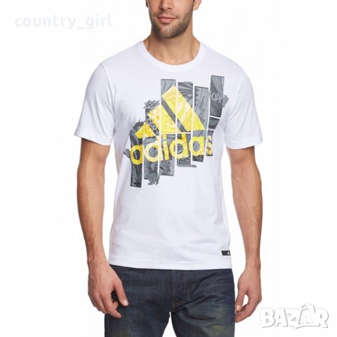 Adidas Herren T-Shirt CLIMALITE®COTTON - страхотна мъжка тениска, снимка 1 - Тениски - 29657075