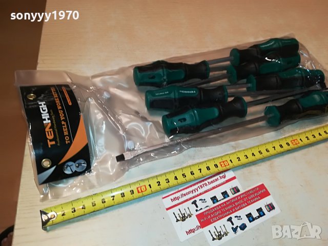 TENHIGH-ОТВЕРТКИ 7 ЧАСТИ 0109221103, снимка 3 - Отвертки - 37865014