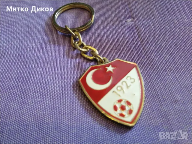 Ключодържател Турция футболна федерация  отличен емайл, снимка 3 - Футбол - 49351086