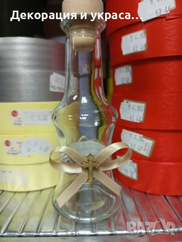 Шишенца за Кръщенка, снимка 3 - Декорация - 52606580