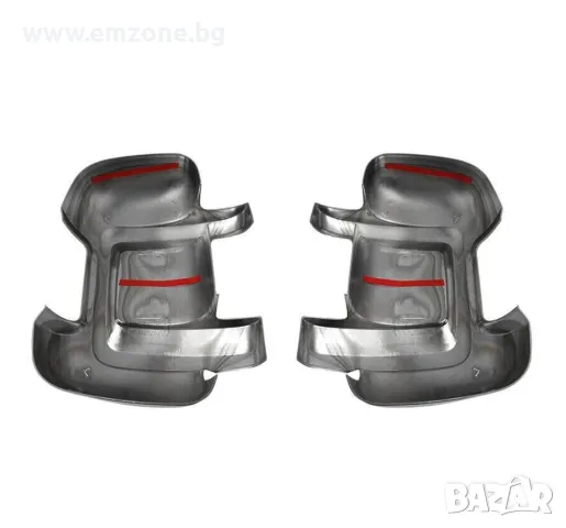 Хром Капаци за огледала огледало Fiat Ducato Peugeot Boxer Citroen Jumper, снимка 2 - Аксесоари и консумативи - 47860296