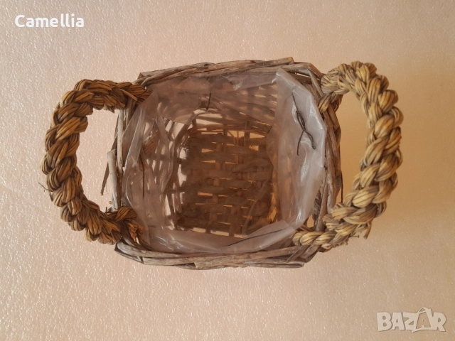 Малка кошница, снимка 2 - Декорация за дома - 52822960
