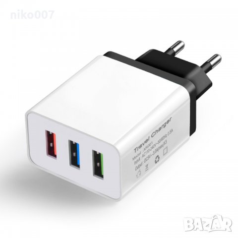 Quick 3.0 USB Charger-бързо USB зарядно за телефон-таблет , снимка 2 - Оригинални зарядни - 29423710
