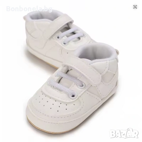 Бели бебешки обувки / маратонки, снимка 3 - Бебешки обувки - 53034616
