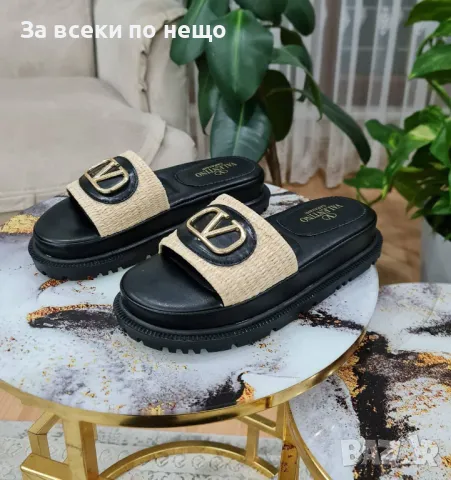 Valentino Дамски Чехли Валентино - 2 Налични Цвята Код A576, снимка 4 - Чехли - 50370313