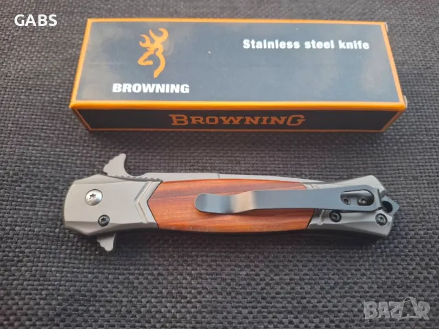 Сгъваем джобен нож Browning,FA 52, снимка 4 - Ножове - 49493018