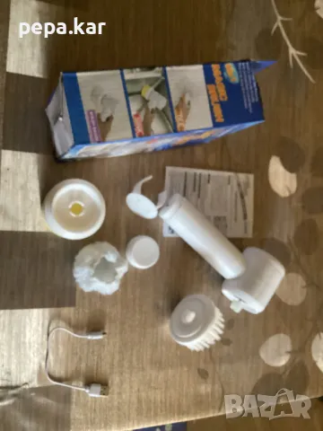 Домакинска електрическа четка за кухня и баня, снимка 8 - Други стоки за дома - 48248576