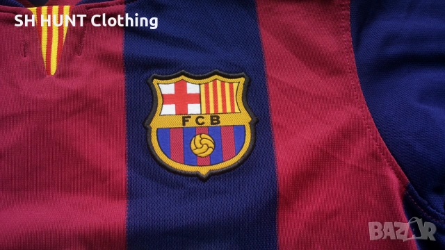 NIKE FC BARCELONA MESSI Kids Football T-Shirt Размер 10-12 г/ 137-147см детска футболна тениска 8-66, снимка 10 - Детски тениски и потници - 53126646