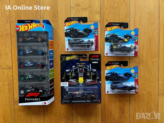 Hot Wheels F1 - AMG Petronas, Oracle Red Bull, Williams, McLaren, BWT Alpine, RB, Sauber, Haas
