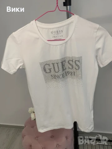 Тениска Guess размер S, снимка 10 - Тениски - 51036368