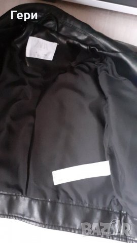 Кожено яке ZARA р-р 116, снимка 5 - Детски якета и елеци - 37947071