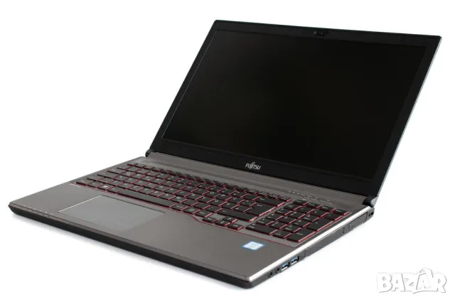 Лаптоп Fujitsu Lifebook E756 15.6" FHD/ i5-6300U/8GB/128GB SSD/HDMI, снимка 2 - Работни компютри - 48402161