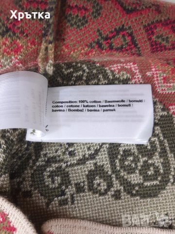 Ivko Jacquard Cardigan - Оригинална дамска жилетка размер 38 / M, снимка 10 - Жилетки - 53086471