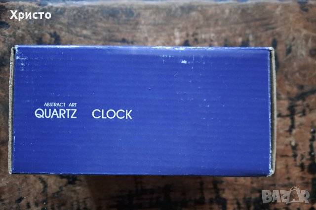 часовник с движещо се махало, за бюро, абстрактно изкуство кварцов, черен, снимка 8 - Други - 38939400