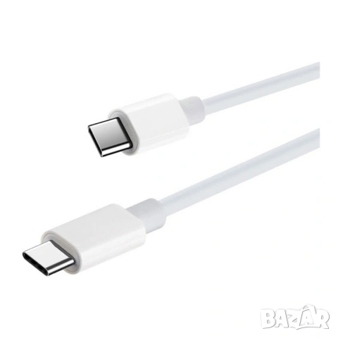 Кабел за данни 1TECH USBCC-1M, Type-C към Type-C, PD30W, 1.0m, Бял, снимка 5 - USB кабели - 54364736