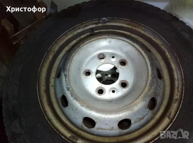 4бр. зимни гуми lassa с железни джанти 195/70R15 C, снимка 15 - Гуми и джанти - 56202645