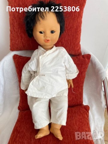 РЯДКА винтидж кукла Sebino Cicciobello с Crier 1979 Yellow Baby