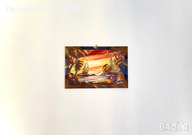 Морски пейзаж в стила на XIX век