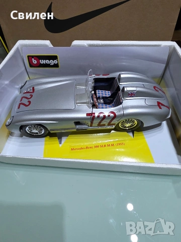 Модел на Mercedes SLR мащаб 1:18, снимка 5 - Колекции - 53128926