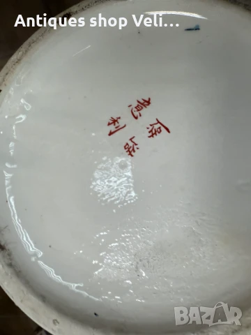 Чифт големи китайски вази №7281, снимка 8 - Антикварни и старинни предмети - 51213718