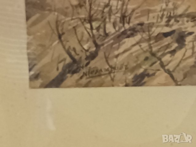 Картина, Търново, Никола Чехларов, акварел. , снимка 11 - Картини - 44477234