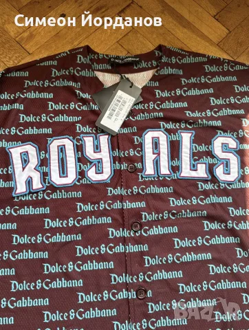 Dolce&Gabbana royal jersey , снимка 3 - Тениски - 56435122