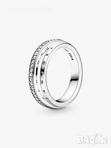 Pandora оригинален дамски сребърен пръстен , снимка 3 - Пръстени - 53891836