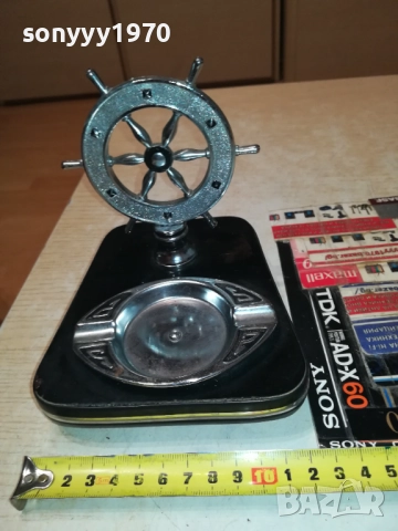 ПЕПЕЛНИК С КОРАБЕН РУЛ-КАПИТАНСКИ 0709251051, снимка 2 - Други ценни предмети - 51631003