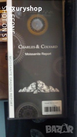 Charles & Colvard, Forever One, Diamont, Round Brilliant - 1.00 ct, снимка 5 - Пръстени - 38974424