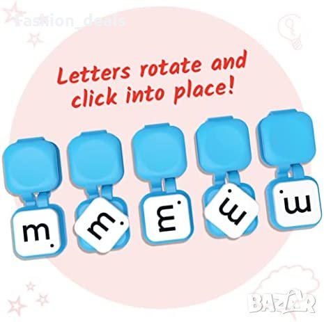 Нов комплект за обучение на деца азбука букви английски език, снимка 6 - Образователни игри - 40609873