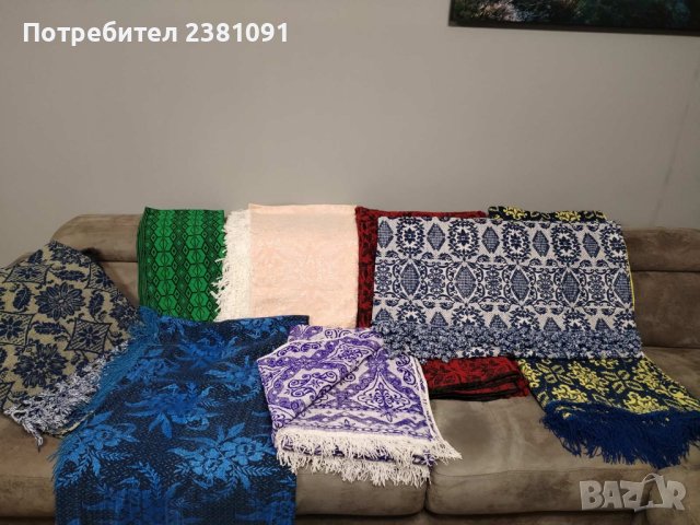 Покривки и карета плетени на една игла и покривки за легла, снимка 6 - Покривки за легло - 44356301