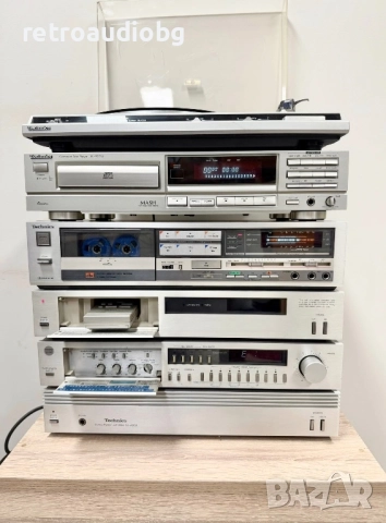 🔊Висок клас аудио система Technics - стъпало, предусилвател с тунер, управление, дек, CD, грамофон , снимка 3 - Аудиосистеми - 52621044
