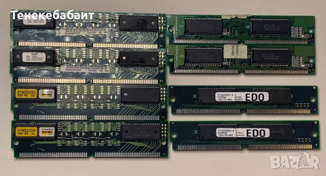  8 бр памети Х 8 mb EDO RAM 60 ns      , снимка 2 - RAM памет - 42819024