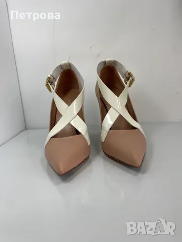 Louis Vuitton Кожени обувки на ток 37 Оригинал, снимка 3 - Дамски обувки на ток - 55846993