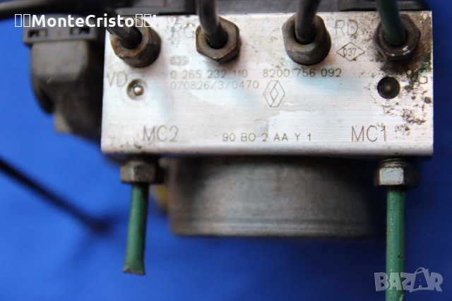 ABS модул Dacia Sandero I (2008-2012г.) 0 265 232 110 / 0265232110 / 0 265 800 584 / 0265800584, снимка 3 - Части - 34332477