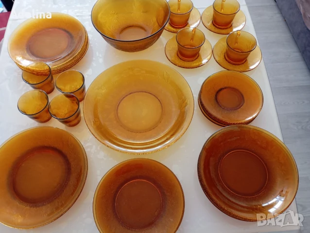 Френски Сервиз Дуралекс с ЦВЕТЕНЦА , снимка 3 - Сервизи - 51215874