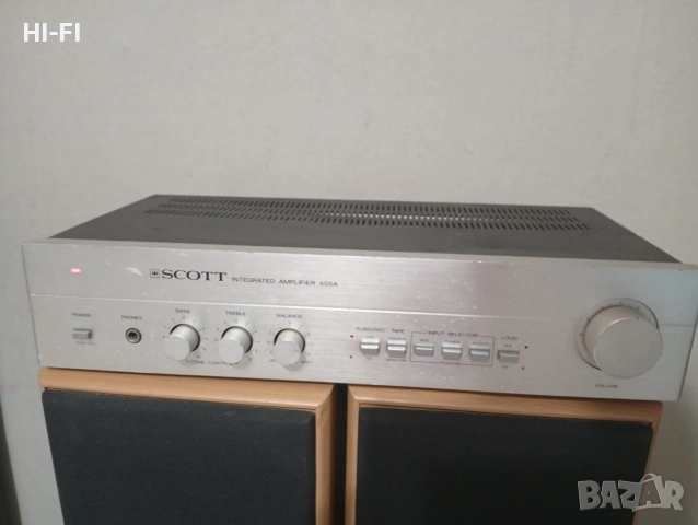 Scott 405A, снимка 2 - Ресийвъри, усилватели, смесителни пултове - 52571646