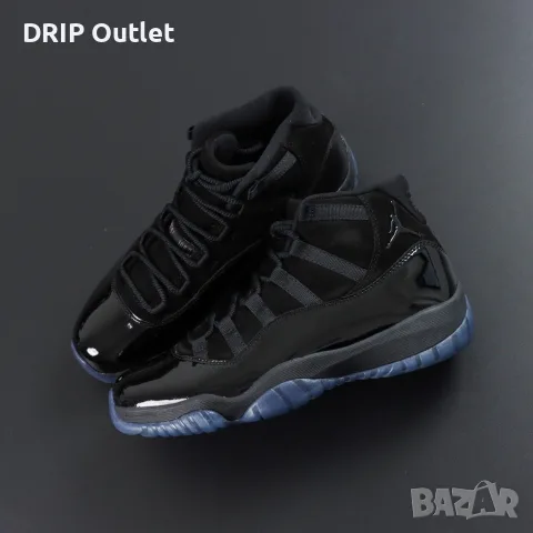 !НОВИ! Air Jordan 11 Retro | Black/Cap and Gown | + КУТИЯ, снимка 5 - Маратонки - 55750511