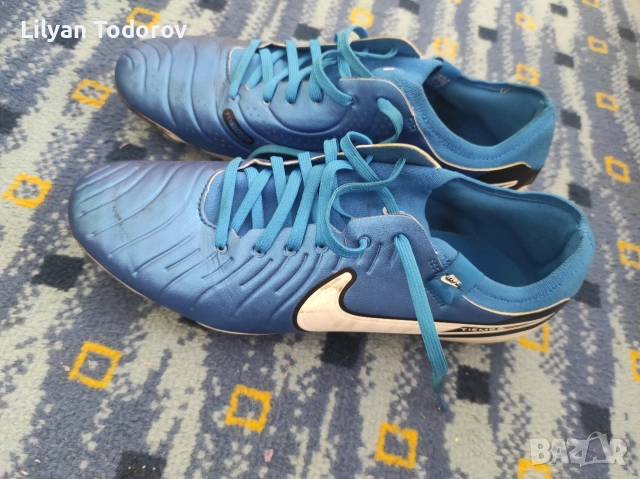 Футболни обувки Nike Tiempo Legend 10 Pro FG soar/white , снимка 11 - Футбол - 52621802