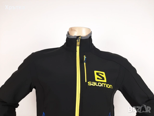 Salomon Momentum - Оригинално мъжко софтшел яке размер S-M, снимка 6 - Якета - 53929025