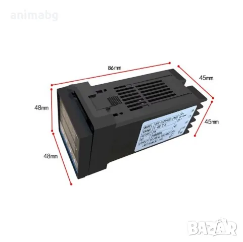 ANIMABG Цифров термостат, SSR изход, Изходен ток 40A, снимка 4 - Друга електроника - 48472137