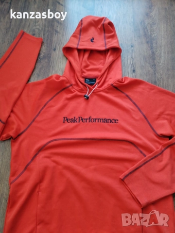 peak performance will hood. - страхотно мъжко горнище КАТО НОВО 2ХЛ, снимка 3 - Спортни дрехи, екипи - 51796835