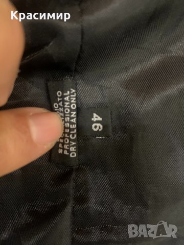 Дамско яке от естествена кожа от Италия-черно, снимка 3 - Якета - 31359335