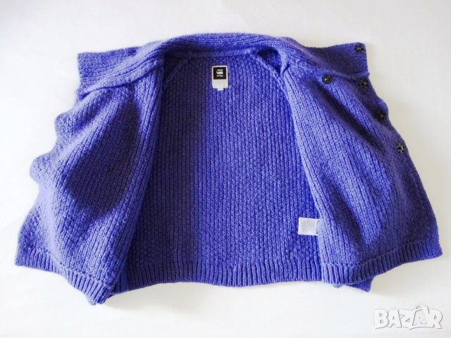 Намалена G-star Raw Cocoon Cardigan Knit Яке Жилетка от Вълна + Алпака Размер S/M, снимка 9 - Жилетки - 29137333