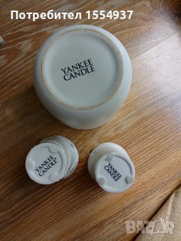 Комплект свещници Yankee Candle, 6 euro, снимка 2 - Свещи и свещници (декоративни) - 56195614