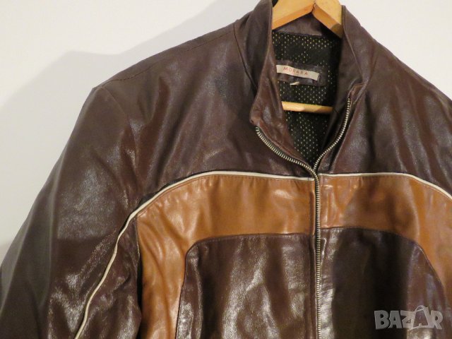 Красиво мъжко кожено мото  яке Morara Italia моторджийски яке за мотор, снимка 2 - Якета - 30304792