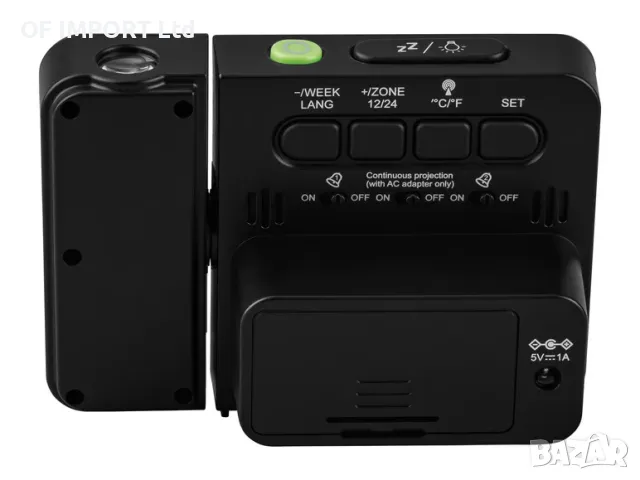 Радиоуправляем Прожекционен Будилник с LCD дисплей AURIOL, снимка 8 - Други стоки за дома - 49846476